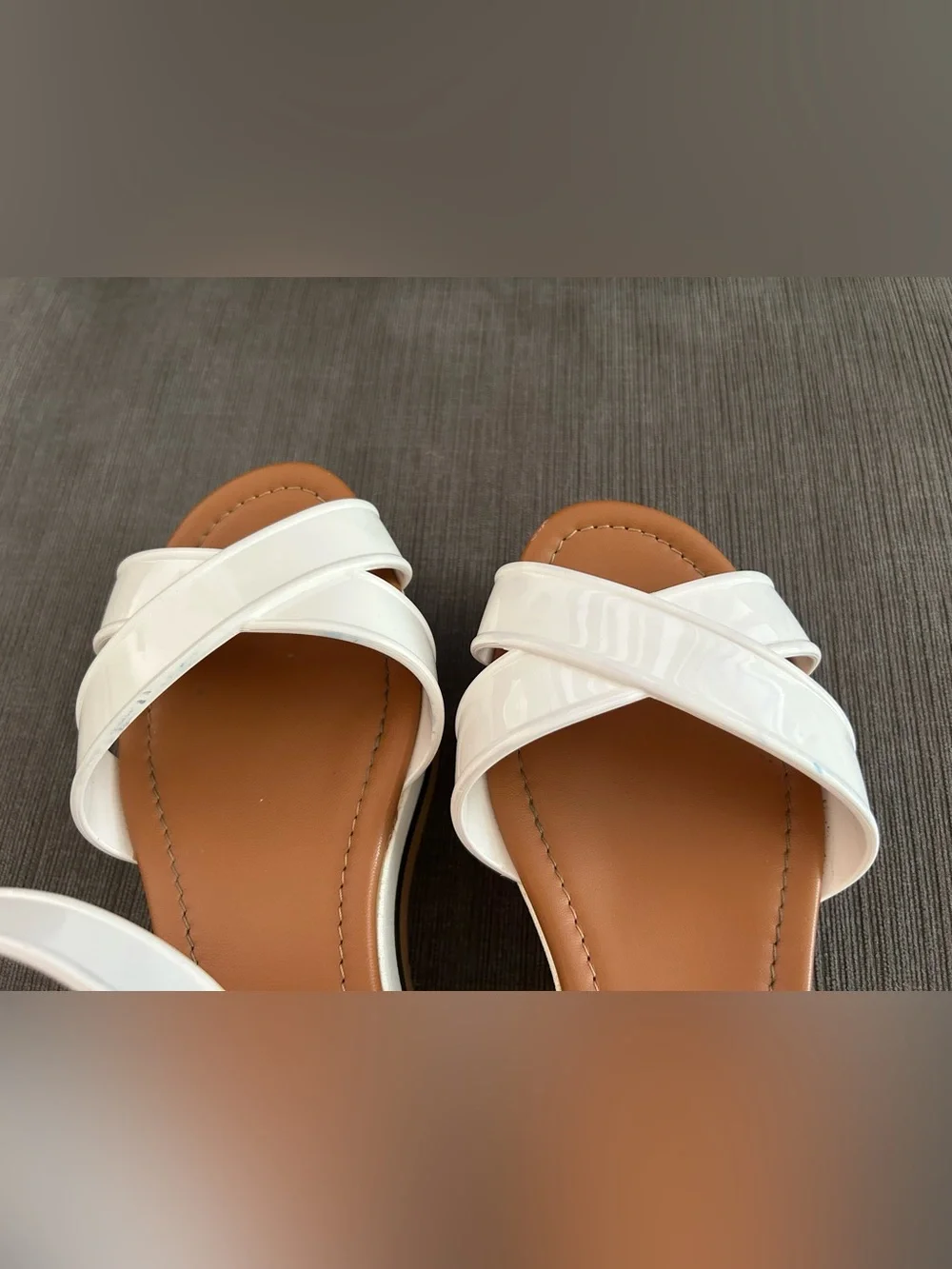 Fendi White Hydra Jelly Platform Sandals Size 39.5 (9.5)